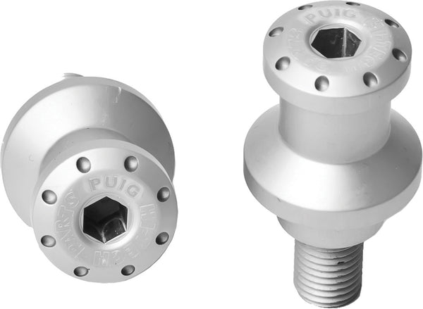 PUIG 车身 SWINGARM SPOOLS HI-TECH 6MM SILVER 2/PK