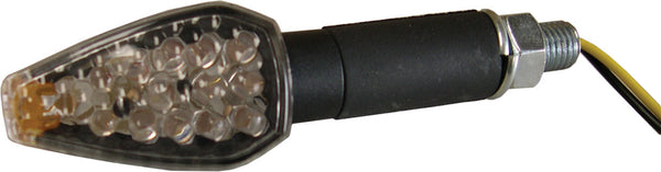 DMP 照明 New Arrow 9 Led Marker Lights Black Long W/Smoke Lens