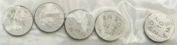 HOT CAMS 发动机 VALVE SHIMS 10.00X2.10MM 5/PK