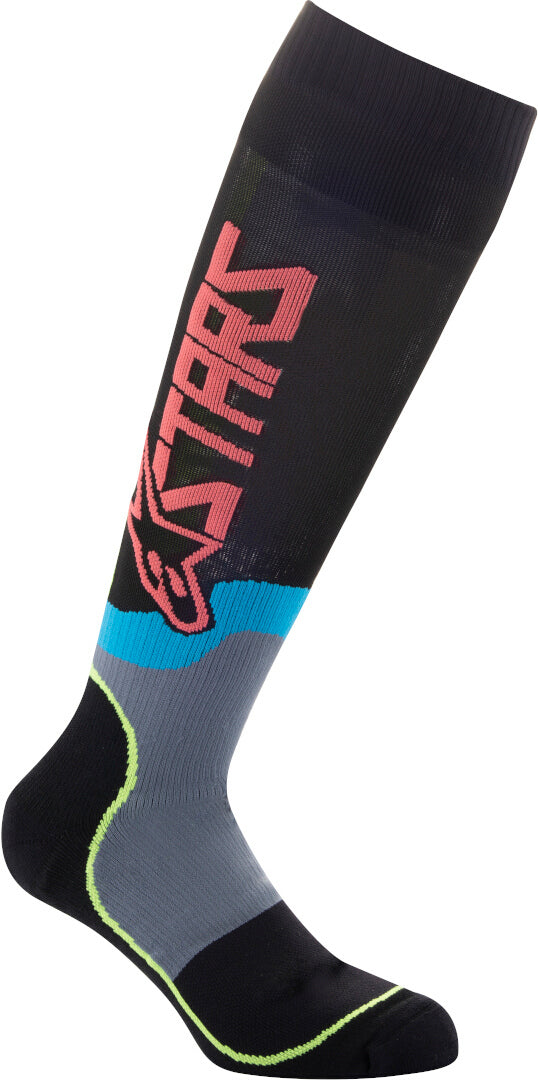 ALPINESTARS 骑行袜 MX Plus-2 Motocross Socks Black/Yellow