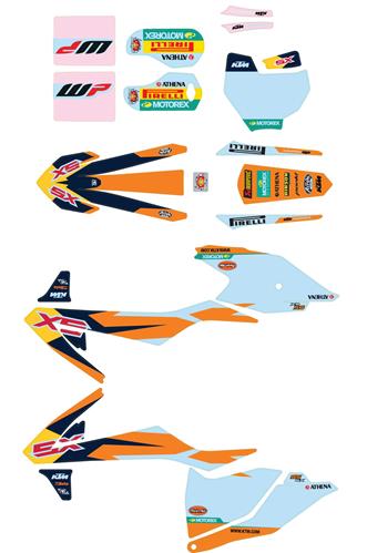KTM Factory Graphics Kit 85 SX 2018-2020