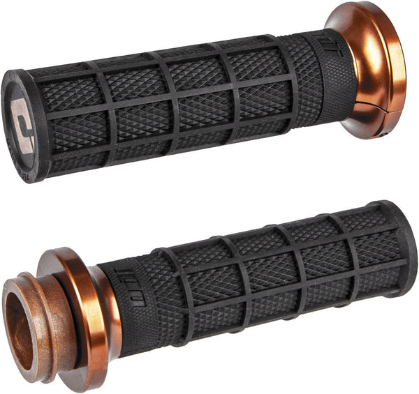 ODI 手把胶 V31HCW-BZ-Z Cable Throttle Lock-On Grip - 黑/Broze