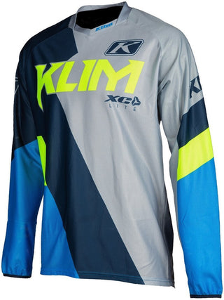 Klim XC Lite Motocross Jersey Light Grey/Blue