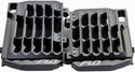 FLO MOTORSPORTS HIGH FLOW 水箱保护 散热器支架 黑