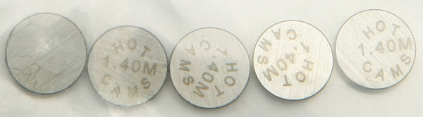 HOT CAMS 发动机 VALVE SHIMS 7.48X1.40MM 5/PK