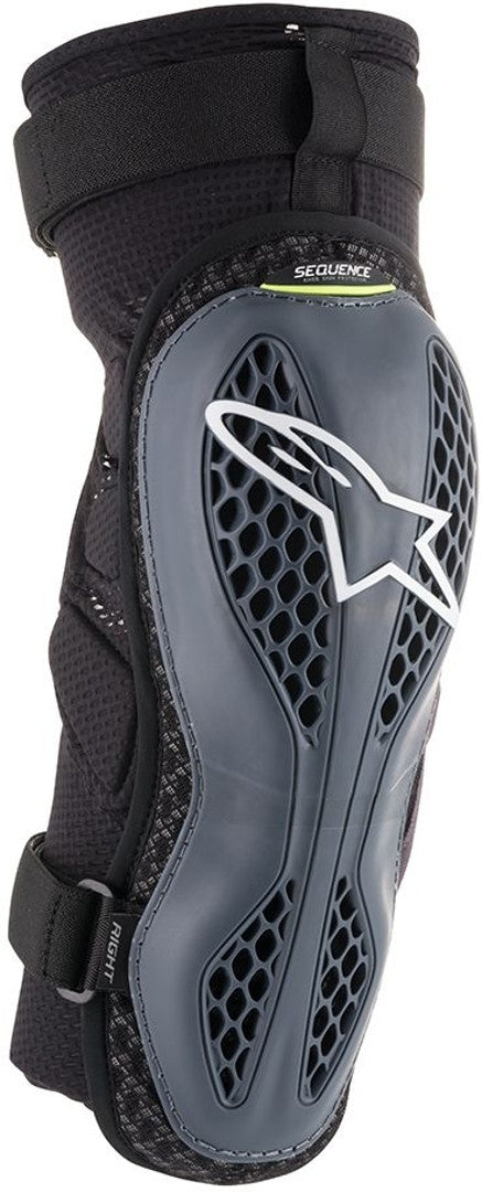Alpinestars 护膝 Sequence Knee Protectors Gray 深灰/黄