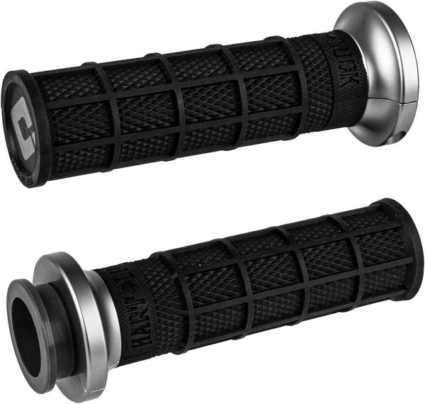 ODI 手把胶 V31ITW-BH-H Lock On Grips for compatible with Indian Touring - 黑/石墨