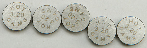 HOT CAMS 发动机 VALVE SHIMS 10.00X3.20MM 5/PK