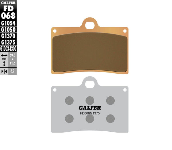 Galfer 刹车片 KTM/Ducati Brake Pads Semi Metallic FD068G1054