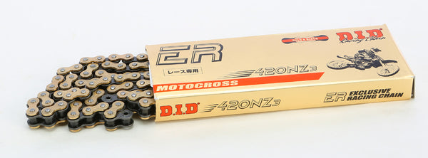 D.I.D 链条 SUPER 420NZ3G-120 NON O-RING CHAIN GOLD