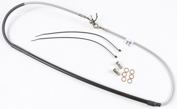GALFER 油门/刹车/离合线 钢制 BRAKE LINE FRONT YAM