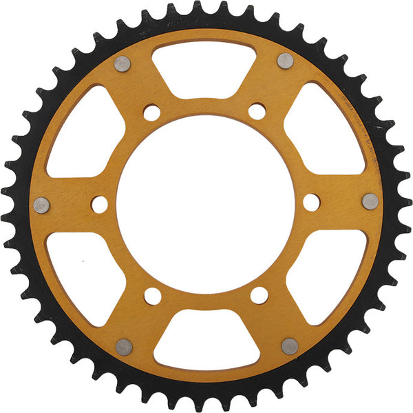 Supersprox 后链轮 Rear Stealth Sprocket ALU/STL 47T-525 GLD TRI