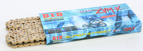 D.I.D 链条 SUPER STREET 525ZVMXG-110L X-RING CHAIN GOLD