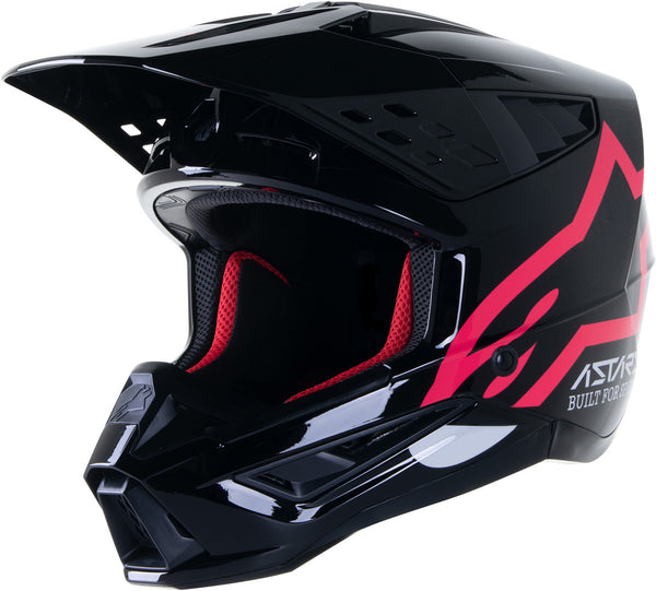 ALPINESTARS 头盔 S-M5 Compass Motocross Helmet Black/Pink