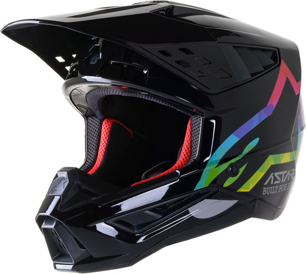 ALPINESTARS 头盔 S-M5 Compass Motocross Helmet Black/Silver