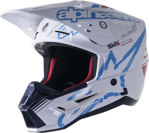 Alpinestars S-M5 Action Motocross Helmet Gray/Red