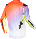 Alpinestars 青少年款 骑行衣 Youth Racer Lucent Jersey Youth White/Neon Red/Fluorescent Yellow