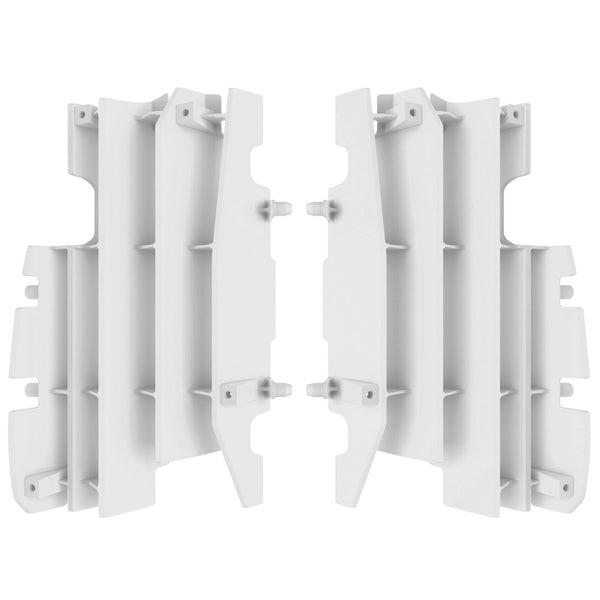 Polisport 水箱导风板 Honda Radiator Louvers CR125/250 05/07 White