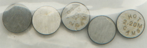HOT CAMS 发动机 VALVE SHIMS 7.48X2.20MM 5/PK