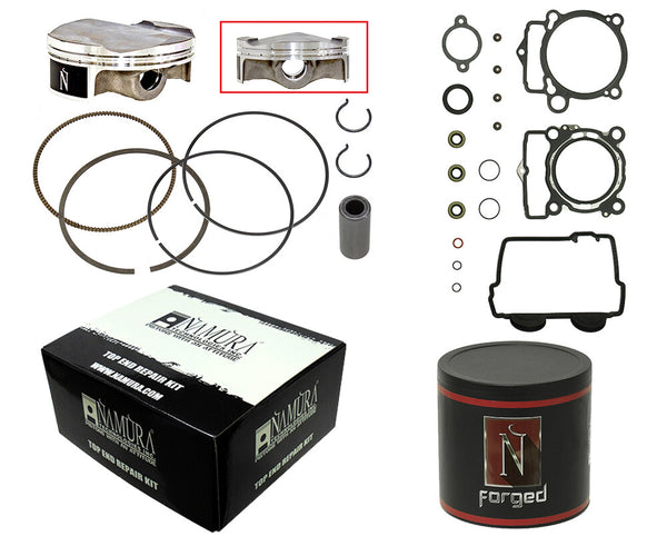 NAMURA 活塞 TOP END KIT FORGED NIKASIL CYL 77.96/STD 11:1 HUS/HUSQ/KTM