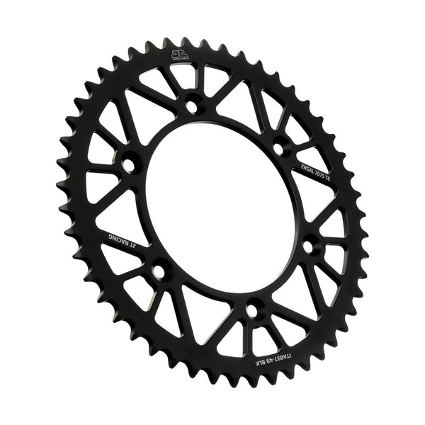 JT 链轮 REAR RACELITE SPROCKET ALUM 49T-520 黑 HUS/HUSQ/KTM