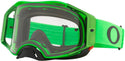 Oakley Airbrake Clear Motocross Goggles Green/Black