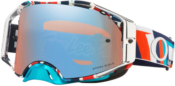 Oakley Airbrake TLD Quattro Motocross Goggles White/Blue