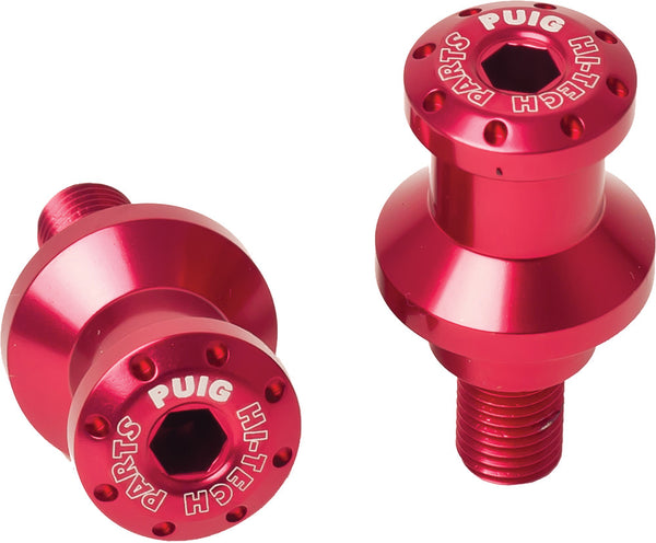 PUIG 车身 SWINGARM SPOOLS HI-TECH 10MM 红 2/PK