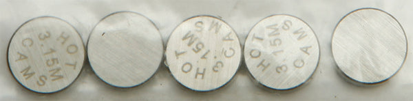 HOT CAMS 发动机 VALVE SHIMS 9.48X3.15MM 5/PK