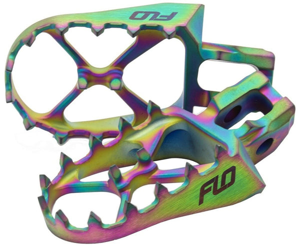 Flo Motorsports 脚踏 Yamaha Titanium Foot Pegs JET Fuel YAM