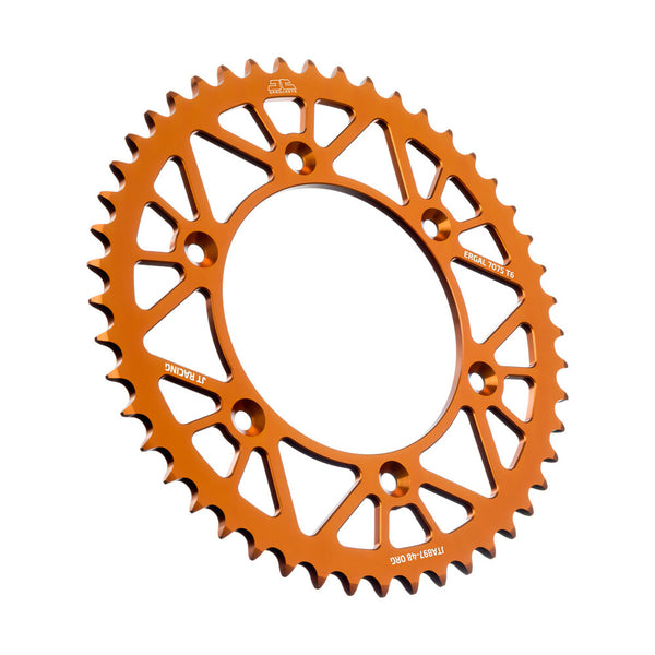 JT 链轮 REAR RACELITE SPROCKET ALUM 48T-520 ORG HUS/HUSQ/KTM