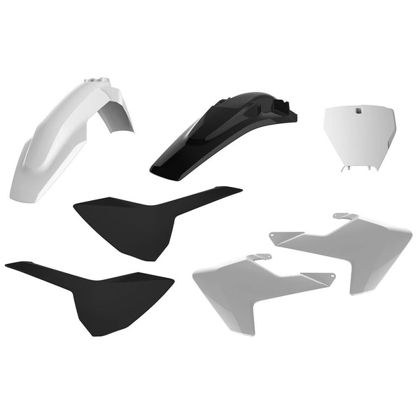 POLISPORT 车身塑料套件 白/黑