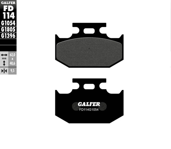 GALFER 刹车片 SEMI METALLIC FD114G1054