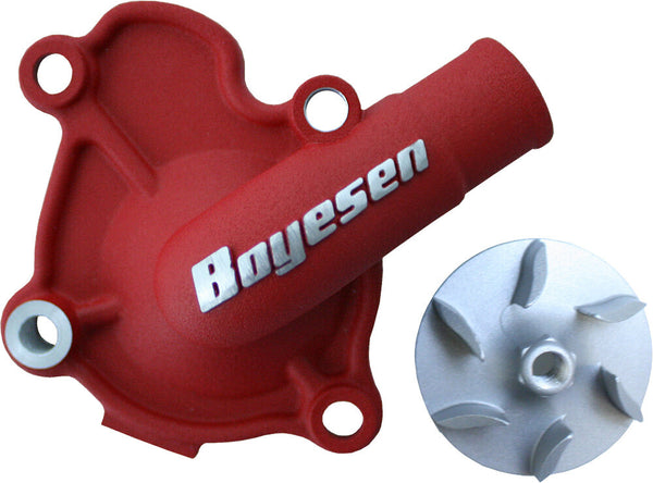 Boyesen 水泵保护 Honda Waterpump Cover & Impeller Kit RED