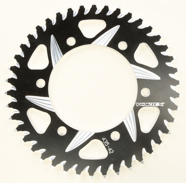 VORTEX 链轮 REAR CAT5 SPROCKET ALUMINUM 42T-520 BLK KAW/SUZ/YAM