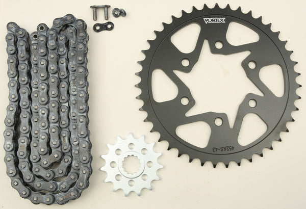 VORTEX 链轮/链条套件 STL/STL 15/45T SIL SX3 520-112L BLK