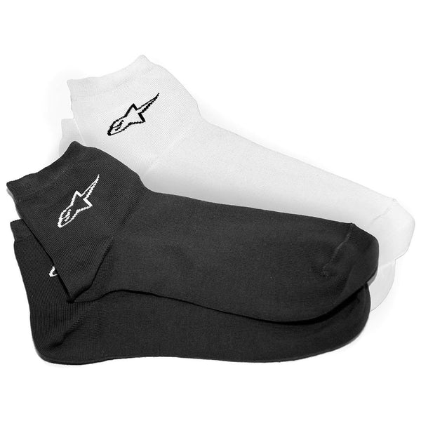 ALPINESTARS 骑行袜 Star socks - pack of six White