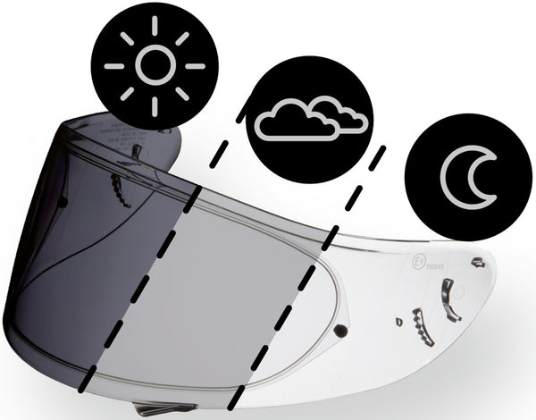 SHOEI 头盔附件 CWR-1 Photocromic Visor