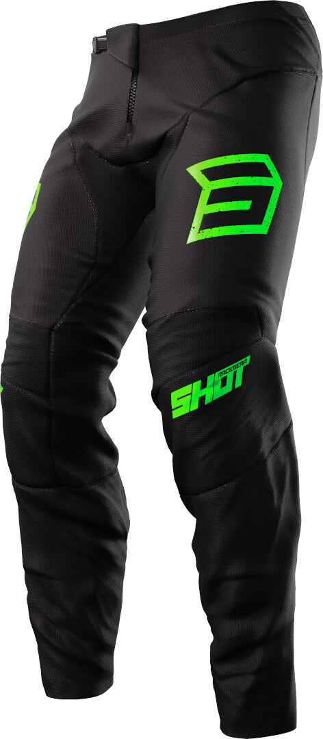 Shot Devo Army Motocross Pants Black/Green