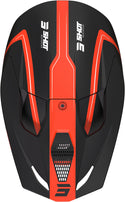 Shot 头盔 Furious Reflex Motocross Helmet Black Matt/Orange