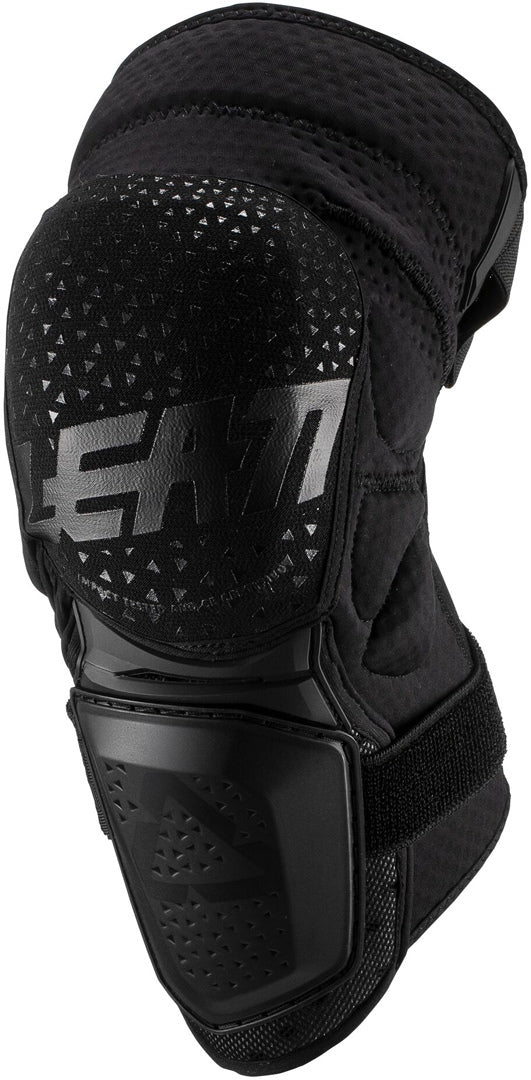 Leatt 3DF Hybrid Motocross Knee Guard Protectors Black