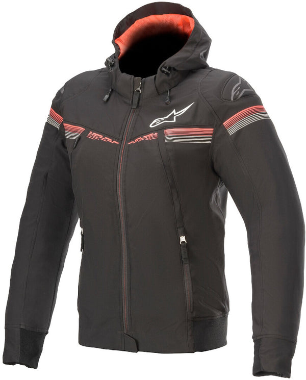 ALPINESTARS 骑行夹克 Stella Sektor V2 Ladies Motorcycle Hoodie Black/Red