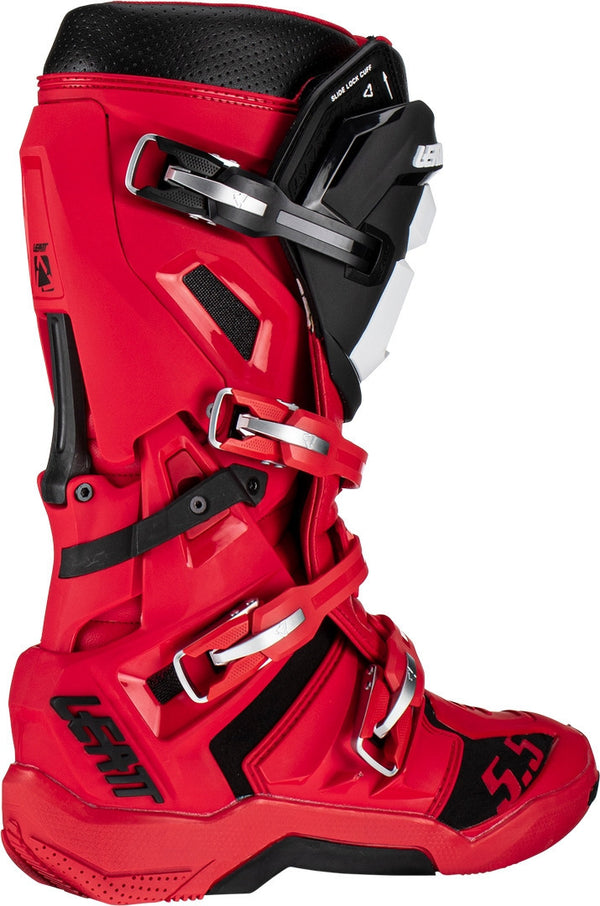 LEATT 骑行靴 5.5 FlexLock Motocross Boots Black/Red