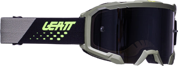 Leatt Velocity 4.5 Iriz Dots Motorcross Goggles Grey/Green