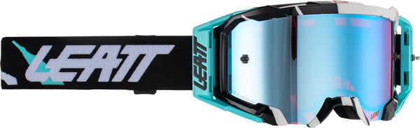 LEATT 风镜 Velocity 5.5 Iriz Tiger Motocross Goggles Black/Blue