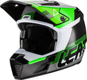 Leatt Moto 3.5 V.22 Motocross Helmet MX Black/Green/White