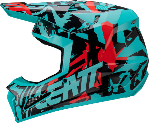 LEATT 头盔 3.5 Zebra Motocross Helmet with Goggles Blue/Black