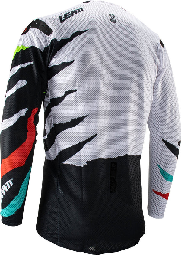 LEATT 骑行衣 5.5 UltraWeld Tiger Motocross Jersey Black/White/Blue/Red