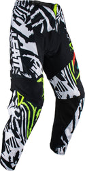 LEATT 骑行裤 3.5 Zebra Youth Motocross Jersey and Pants Set Black/White