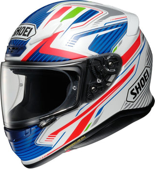 Shoei NXR Stab Helmet Blue/White